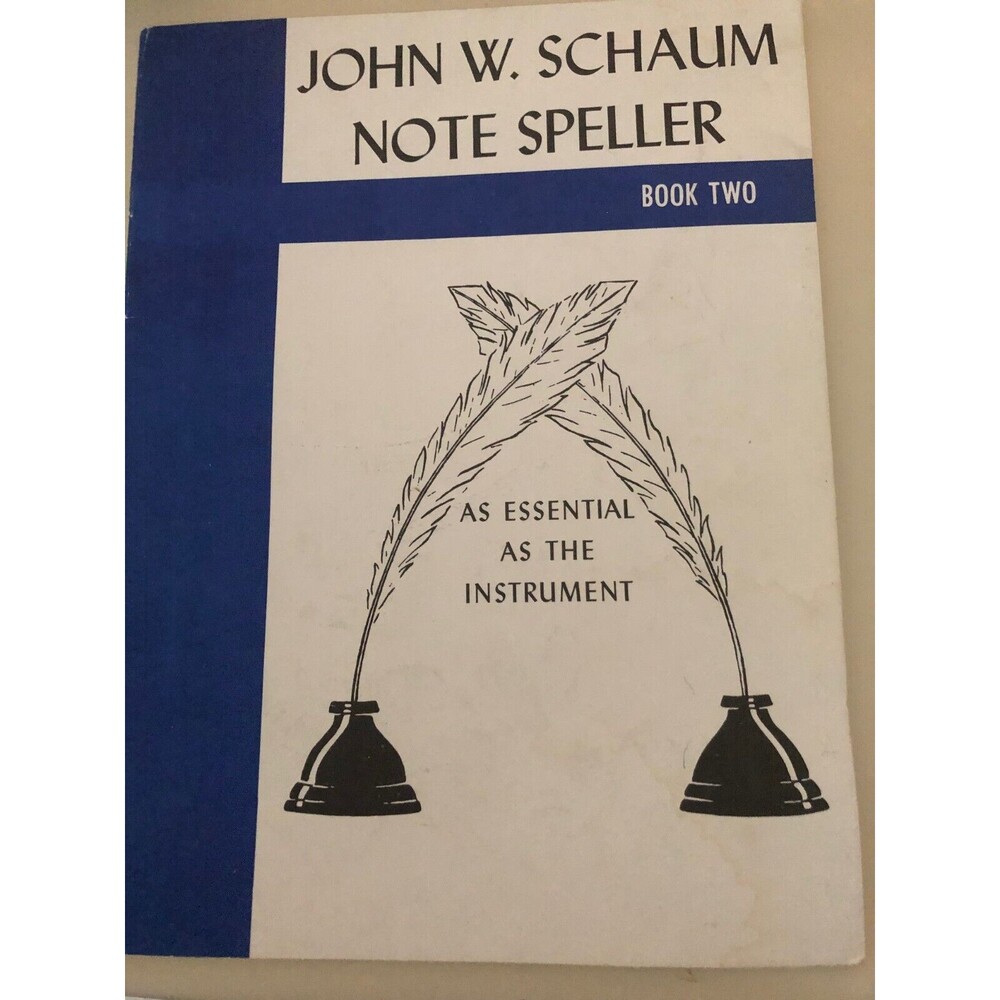 John W. Schaum Note Speller Book Two Sheet Music Vintage